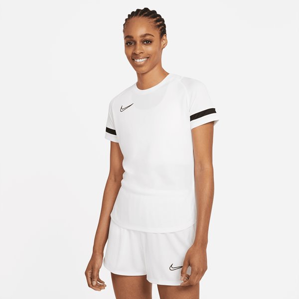 Nike Womens Academy 21 White/Black Training Top